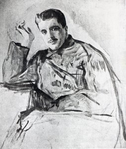 Serge Diaghilev, 1904 da Valentin Aleksandrovich Serov